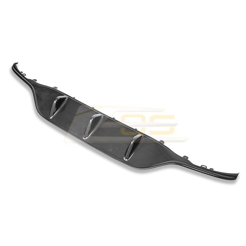 2015-18 Mercedes-Benz C-Class W205 AMG Carbon Fiber Rear Bumper Diffuser image 9