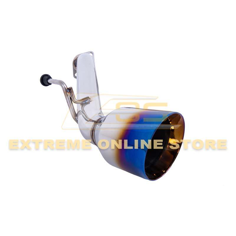 2017-Up Infiniti Q60 Muffler Delete Dual Burnt Tips Exhaust image 8