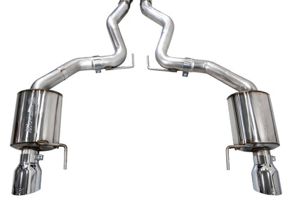 AWE Touring Edition Exhaust for S650 Ford Mustang GT Fastback - Dual Chrome Silver Tips image 10