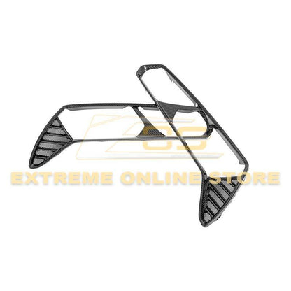 Corvette C7 DRY CARBON FIBER Rear Tail Light Bezels image 12