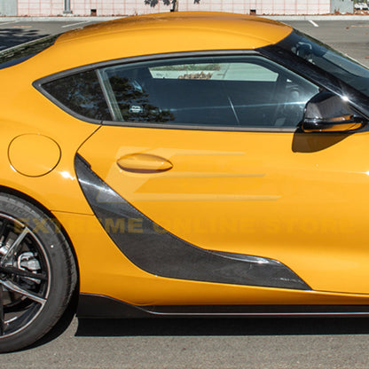 2020-Up Toyota Supra Side Fender Scoop Accent Door Garnish image 4