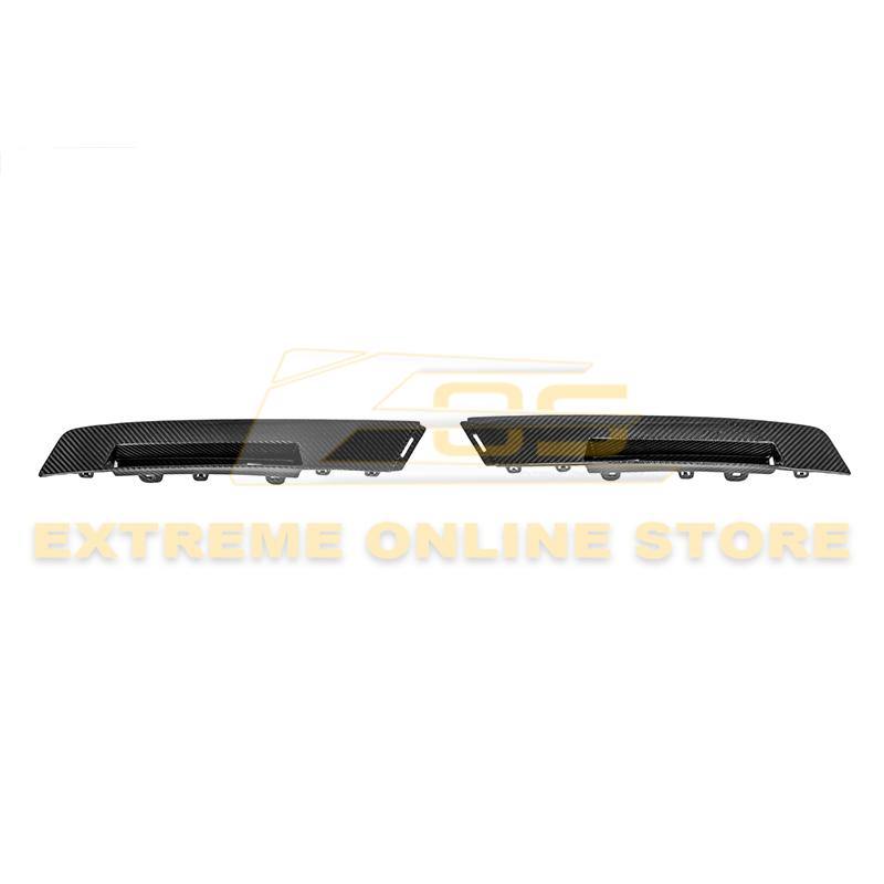 2009-15 Cadillac CTS-V Coupe Dry Carbon Fiber Rear Bumper Insert Covers image 3