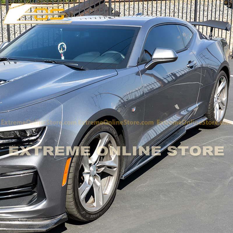 2019-24 Camaro T6 Front Splitter Lip Side Skirts image 33