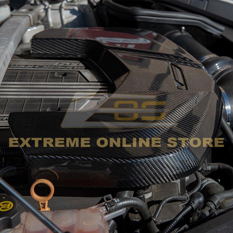 2016-19 Cadillac CTS-V Dry Carbon Fiber Front Engine Cover image 9