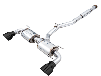 AWE Touring Edition Exhaust for Subaru BRZ / Toyota GR86 / Toyota 86 / Scion FR-S - Diamond Black Tips image 1