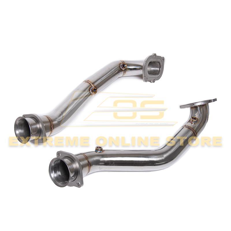 Corvette C7 3" Stainless Steel Race Series Catless Downpipe image 3