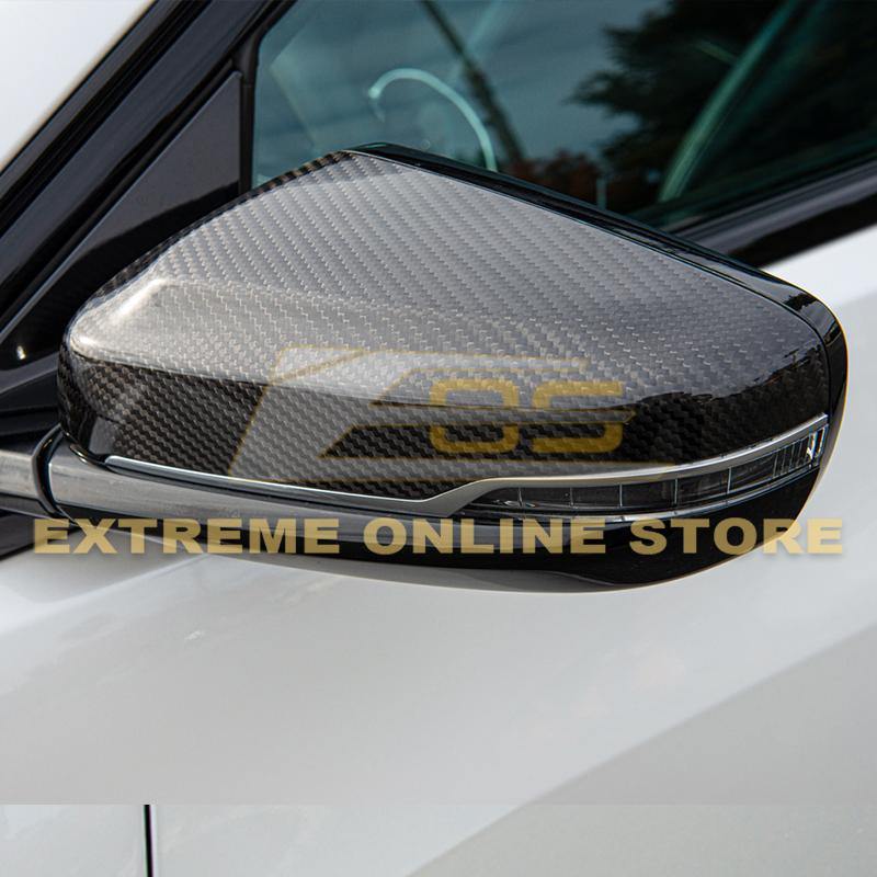 2016-19 Cadillac CTS | CTS-V DRY Carbon Fiber Mirror Covers image 1