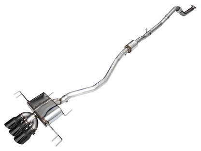 AWE Touring Edition Exhaust for FL5 Civic Type R - Triple Diamond Black Tips image 1