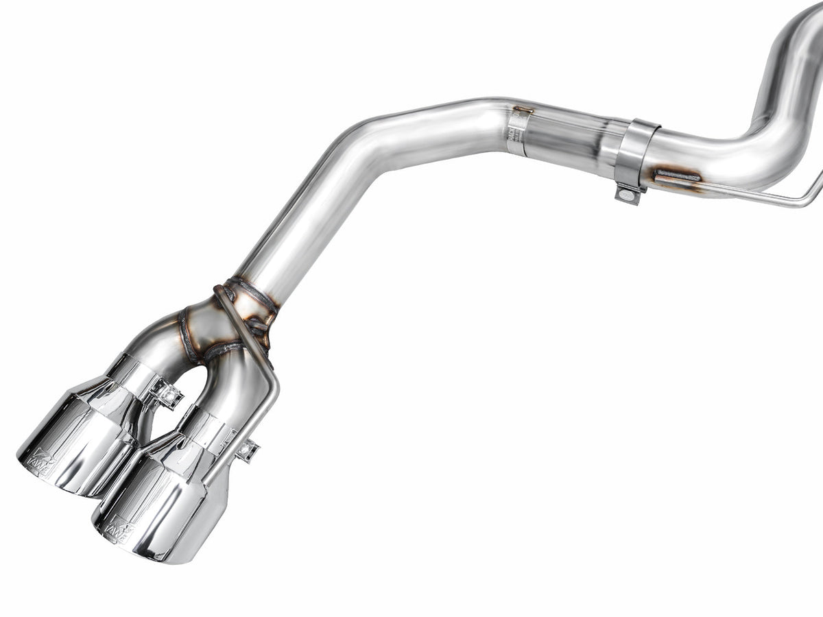 AWE Track Edition Exhaust for S650 Ford Mustang Dark Horse - Quad Chrome Silver Tips image 13