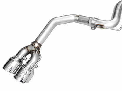 AWE Track Edition Exhaust for S650 Ford Mustang Dark Horse - Quad Chrome Silver Tips image 13