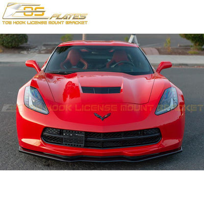 Corvette C7 Tow Hook License Plate Mount Bracket image 5