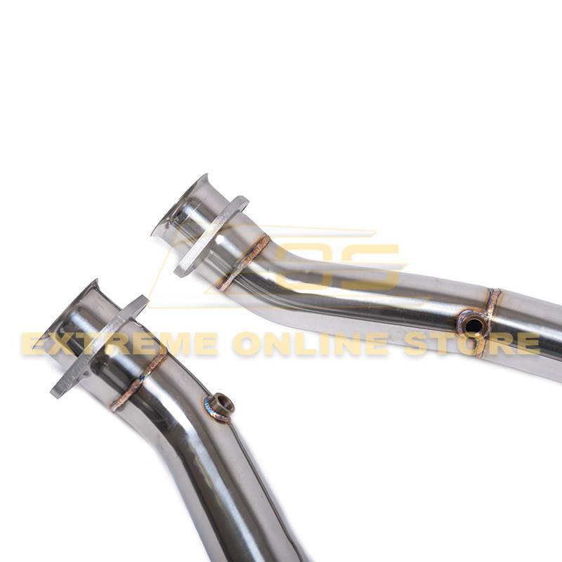 Corvette C7 3" Stainless Steel Race Series Catless Downpipe image 11