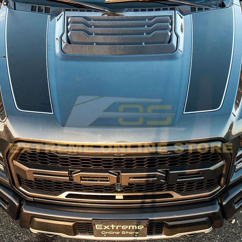 2017-20 Ford F-150 Raptor Carbon Fiber Hood Vent image 16