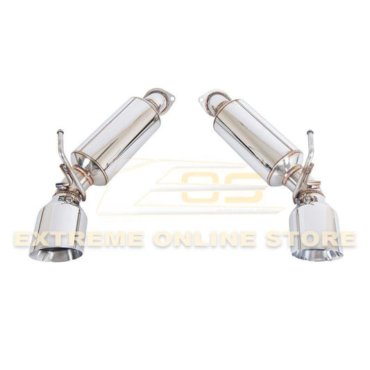 2009-21 Nissan 370Z Z34 Axle Back 4.5" Dual Tips Exhaust image 1