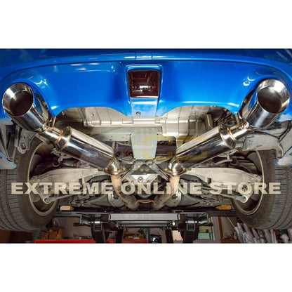 2009-21 Nissan 370Z Z34 Axle Back 4.5" Dual Tips Exhaust image 2