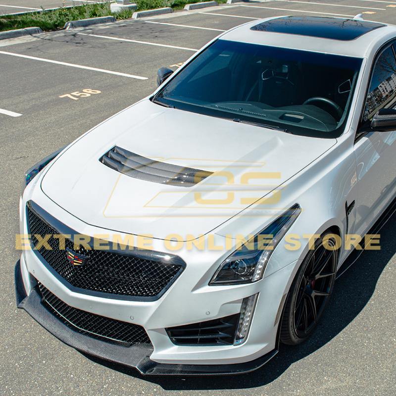 2016-19 Cadillac CTS-V Carbon Fiber Aerodynamic Full Body Kit image 4
