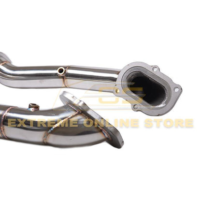 Corvette C7 3" Stainless Steel Race Series Catless Downpipe image 13