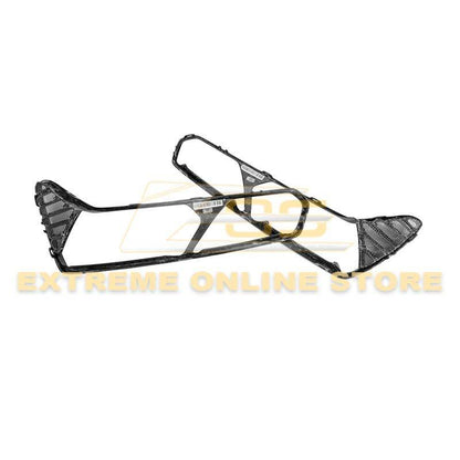 Corvette C7 DRY CARBON FIBER Rear Tail Light Bezels image 11