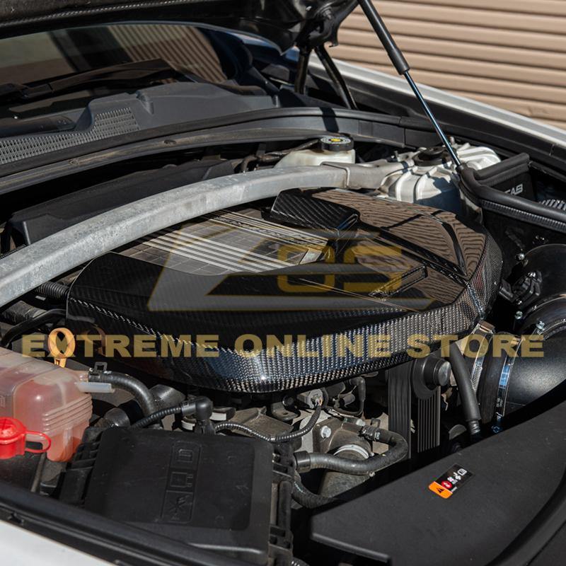 2016-19 Cadillac CTS-V Dry Carbon Fiber Front Engine Cover image 2