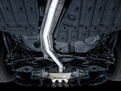 AWE Touring Edition Exhaust for FL5 Civic Type R - Triple Diamond Black Tips image 4