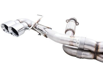AWE Track Edition Exhaust for C8 Corvette -- Chrome Silver Tips image 2