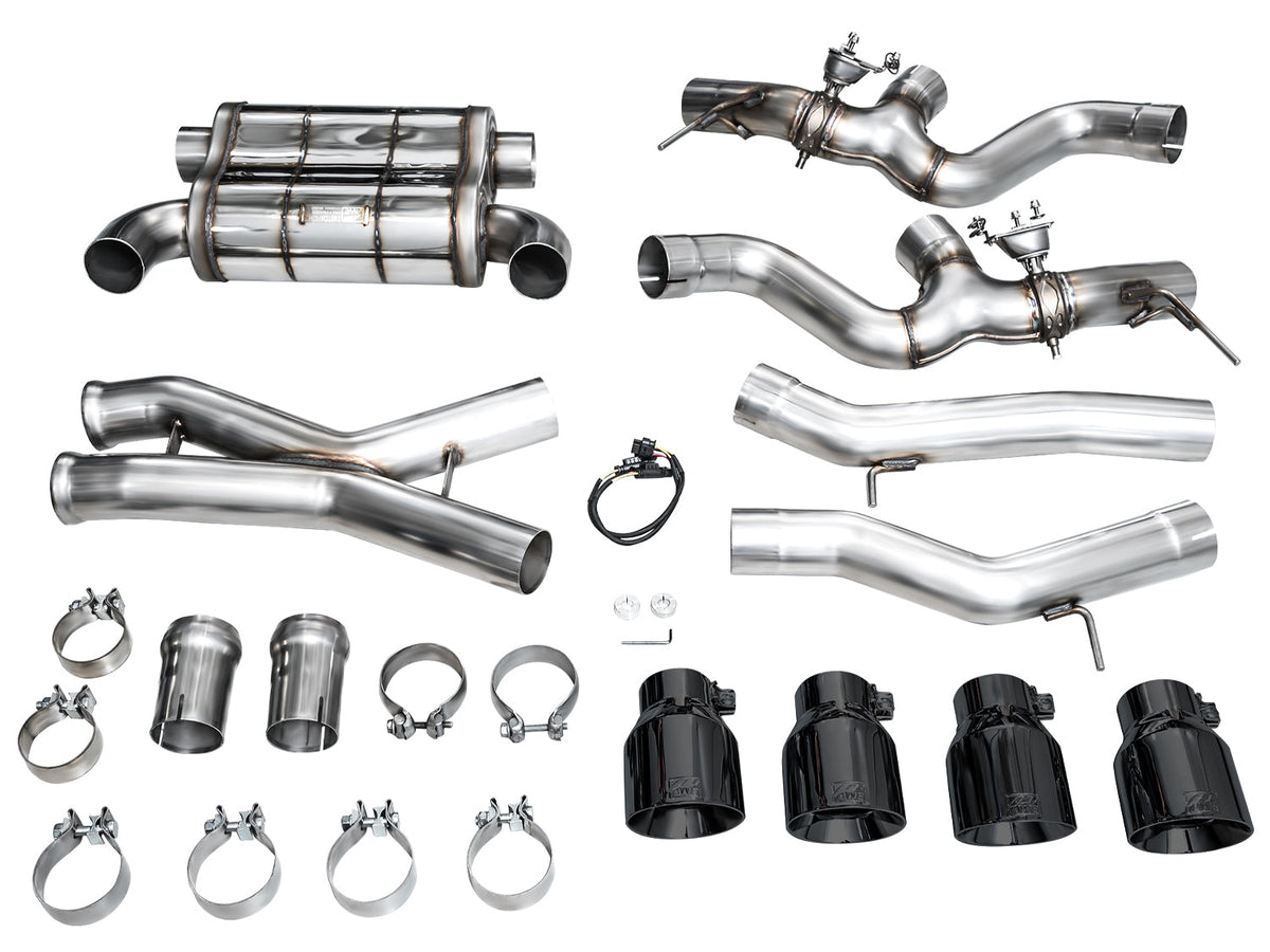 AWE SwitchPath™ Exhaust for BMW G87 M2 - Diamond Black Tips image 12