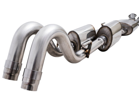 AWE 0FG Exhaust with BashGuard for 3rd Gen Tacoma - No Tips image 1