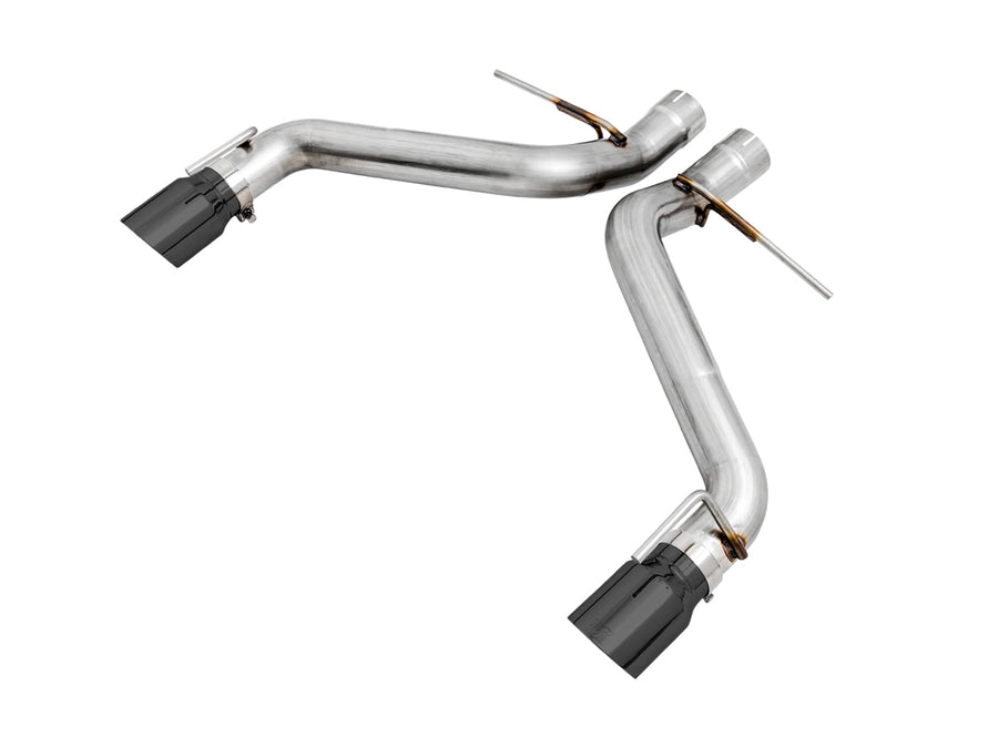 AWE Track Edition Axle-back Exhaust for Gen6 Camaro SS / LT1 - Diamond Black Tips (Dual Outlet) image 1
