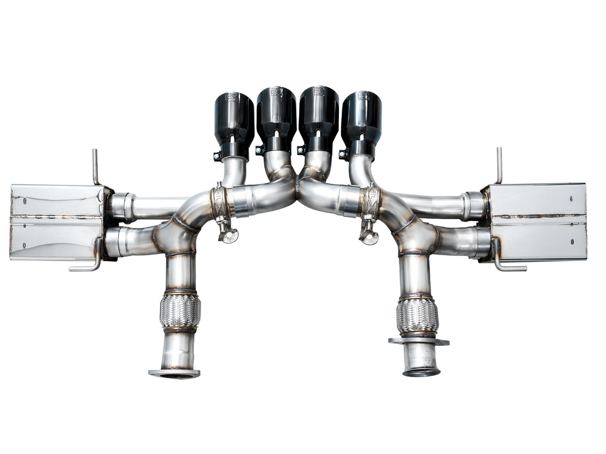 AWE SwitchPath Exhaust for C8 Corvette Z06 - Diamond Black Tips image 16