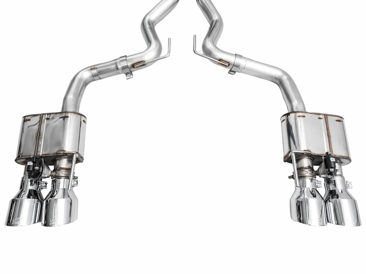 AWE SwitchPath™ Exhaust for S650 Ford Mustang Dark Horse - Quad Chrome Silver Tips image 13