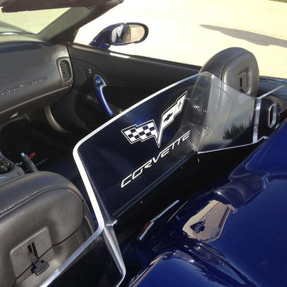 WindRestrictor® C6 Convertible Rear Add On Wind Deflector image 3