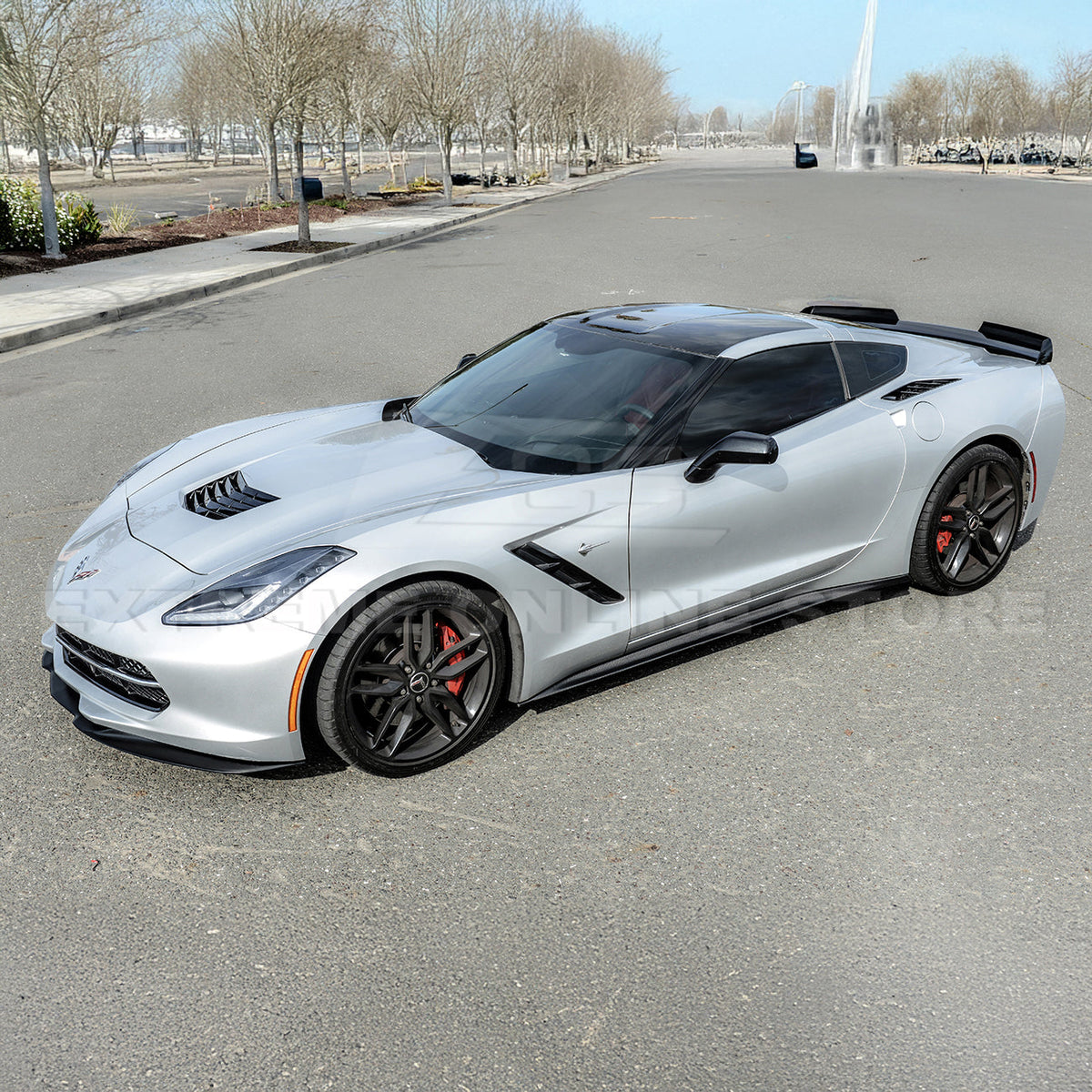 Corvette C7 Stingray EOS Preformance Package Front Splitter image 4