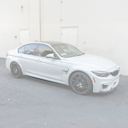 2014-20 BMW F80 M3 Carbon Fiber Side Skirts Rocker Panels image 2