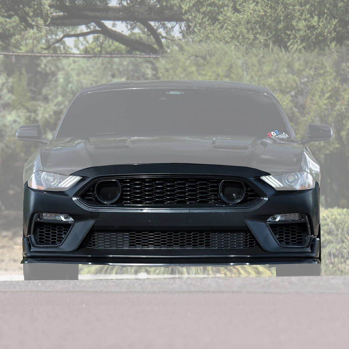 2015-23 Ford Mustang Mach 1 Conversion Front Bumper Kit image 25
