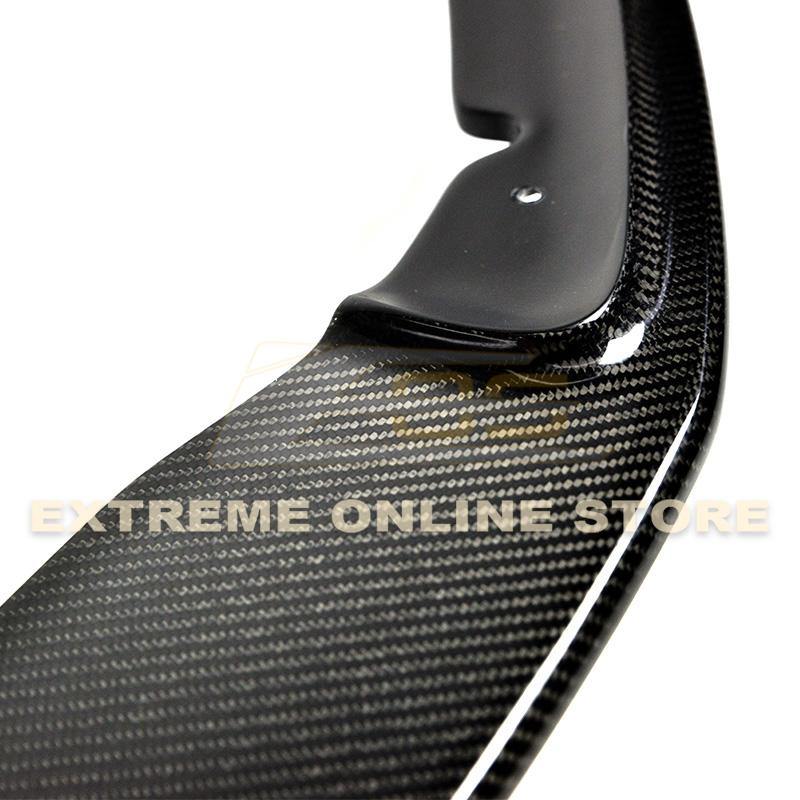 2013-14 Ford Focus ST Carbon Fiber / Primer Black Front Splitter Lip image 2