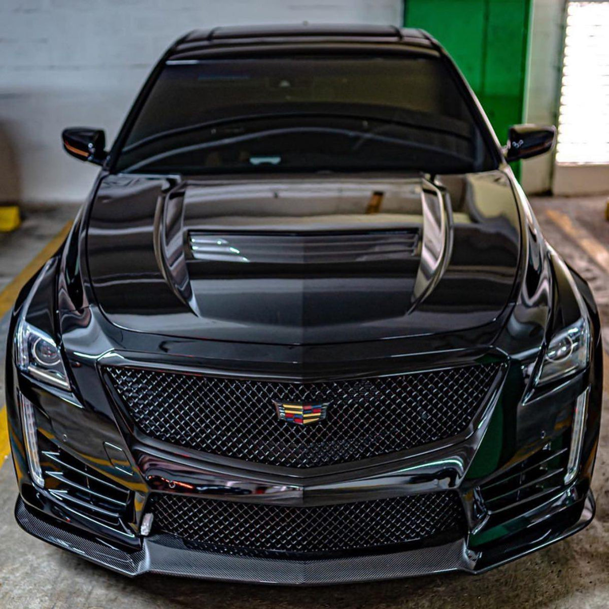 2016-19 Cadillac CTS-V Carbon Fiber Aerodynamic Full Body Kit image 2