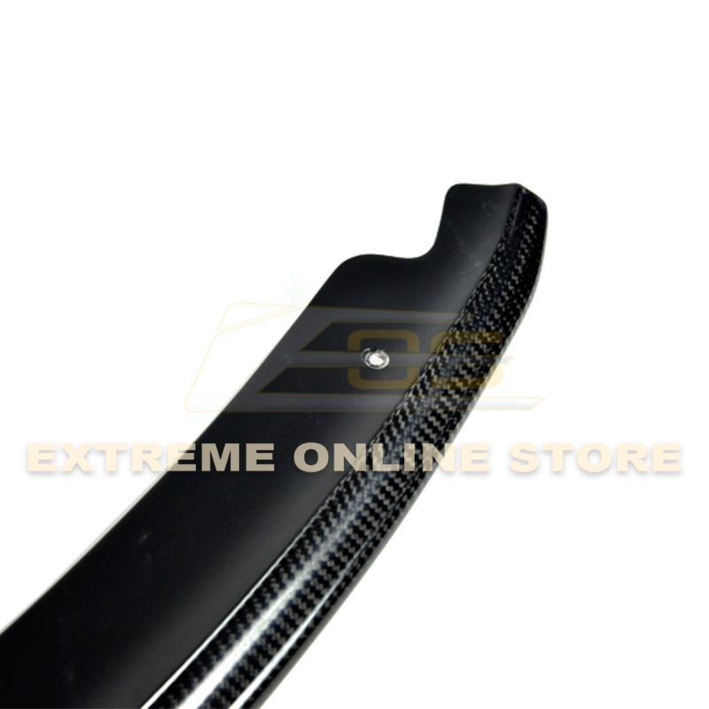 2013-14 Ford Focus ST Carbon Fiber / Primer Black Front Splitter Lip image 4