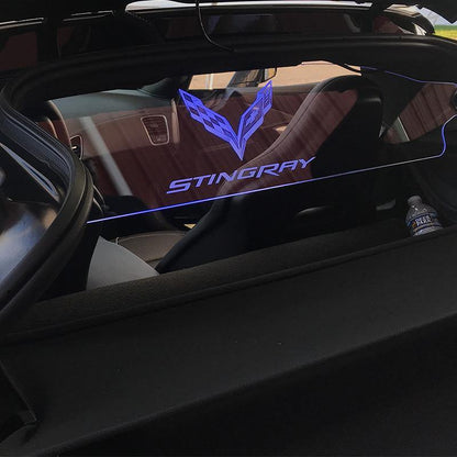 WindRestrictor® C7 Coupe Rear Add On Glow Plate image 1