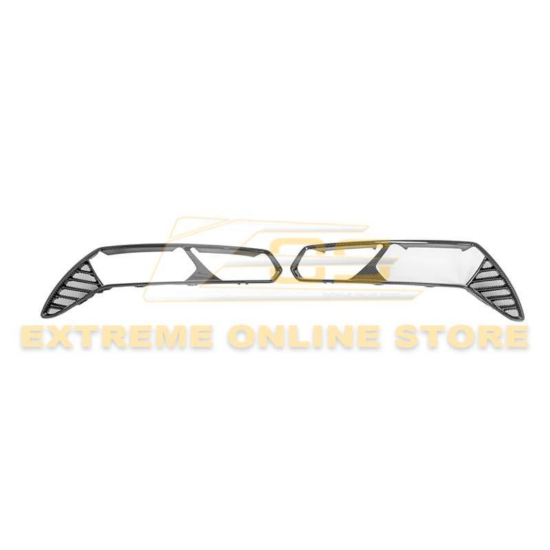 Corvette C7 DRY CARBON FIBER Rear Tail Light Bezels image 10