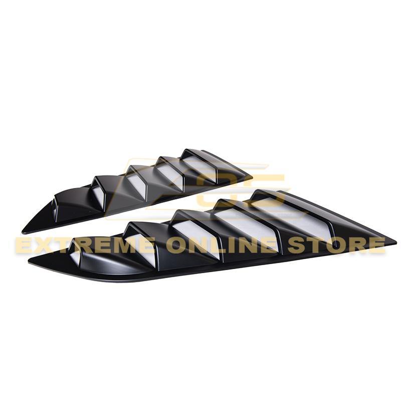 Corvette C7 Coupe Rear Side Window Louver Covers image 1