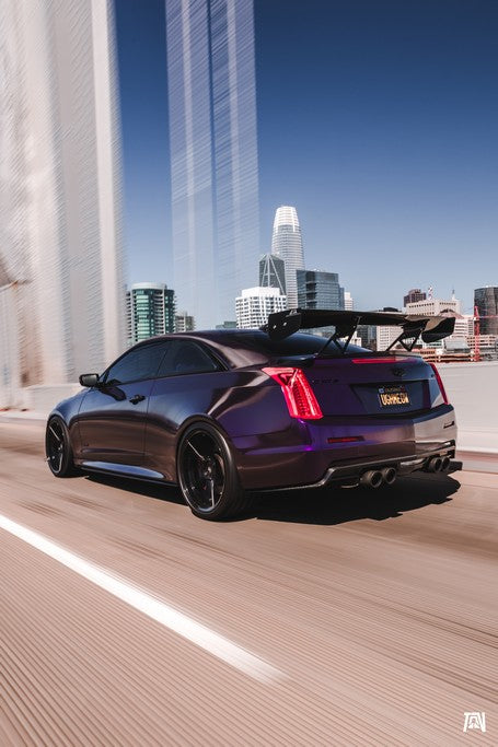 GTC300 Carbon Fiber Adjustable Wing-2016-2019 Cadillac ATS-V