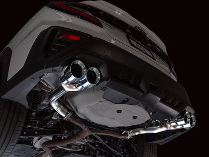 AWE Track Edition Axleback Exhaust for VB Subaru WRX - Chrome Silver Tips image 6