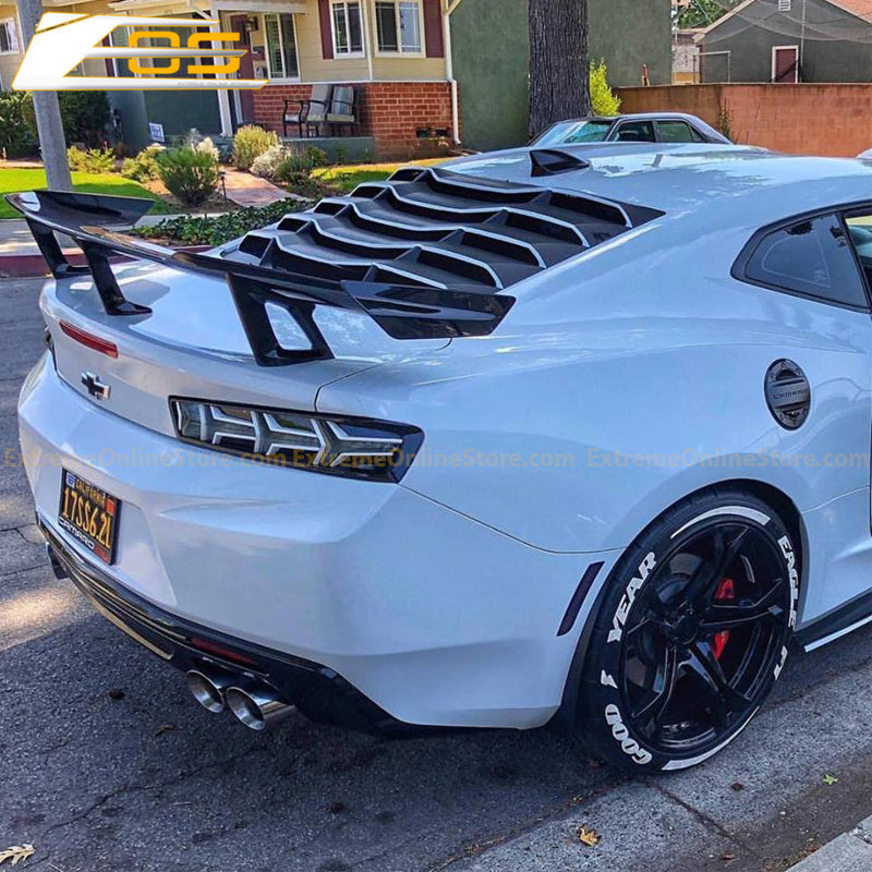 Camaro Zl1 1LE Conversion Rear Trunk Spoiler High Wing image 42