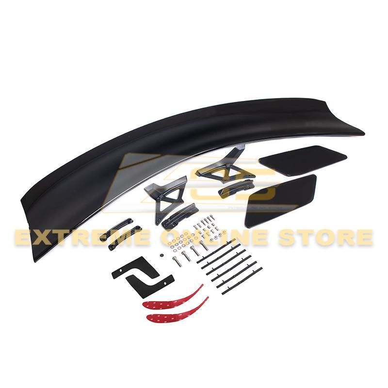 2015-23 Ford Mustang GT500 Track Pack Style DRY CARBON FIBER Rear Spoiler High Wing image 23