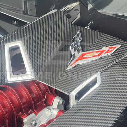 Chevrolet Corvette C8 Z06 DRY CARBON FIBER Engine Cover image 21
