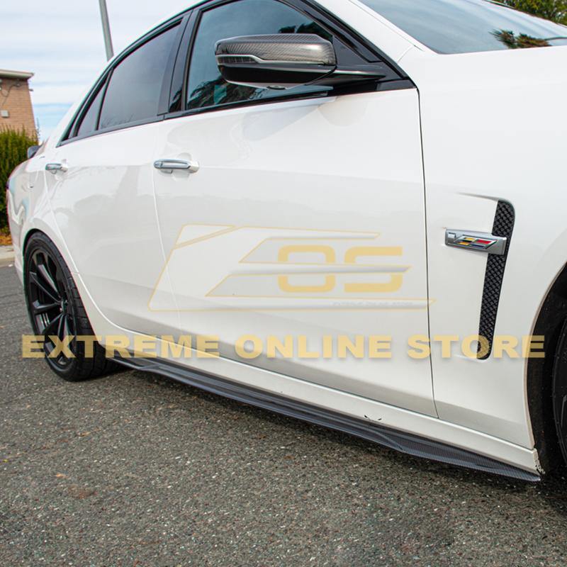 2016-19 Cadillac CTS-V Carbon Fiber Aerodynamic Full Body Kit image 14