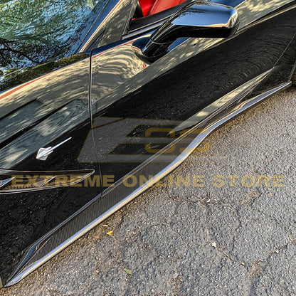 Corvette C7 Z06 Conversion Side Skirts Rocker Panels image 4