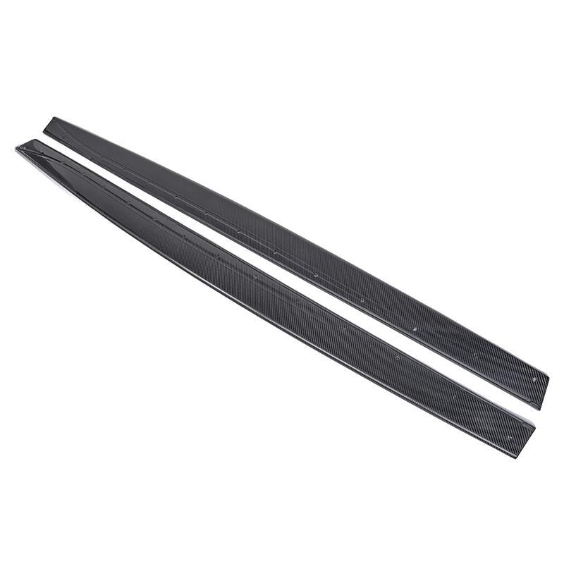 2014-20 BMW F82 M4 Carbon Fiber Side Skirts Rocker Panels image 1