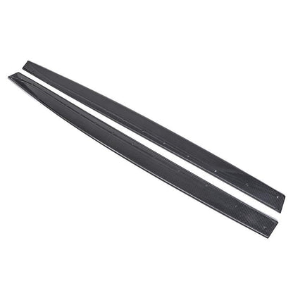 2014-20 BMW F82 M4 Carbon Fiber Side Skirts Rocker Panels image 1