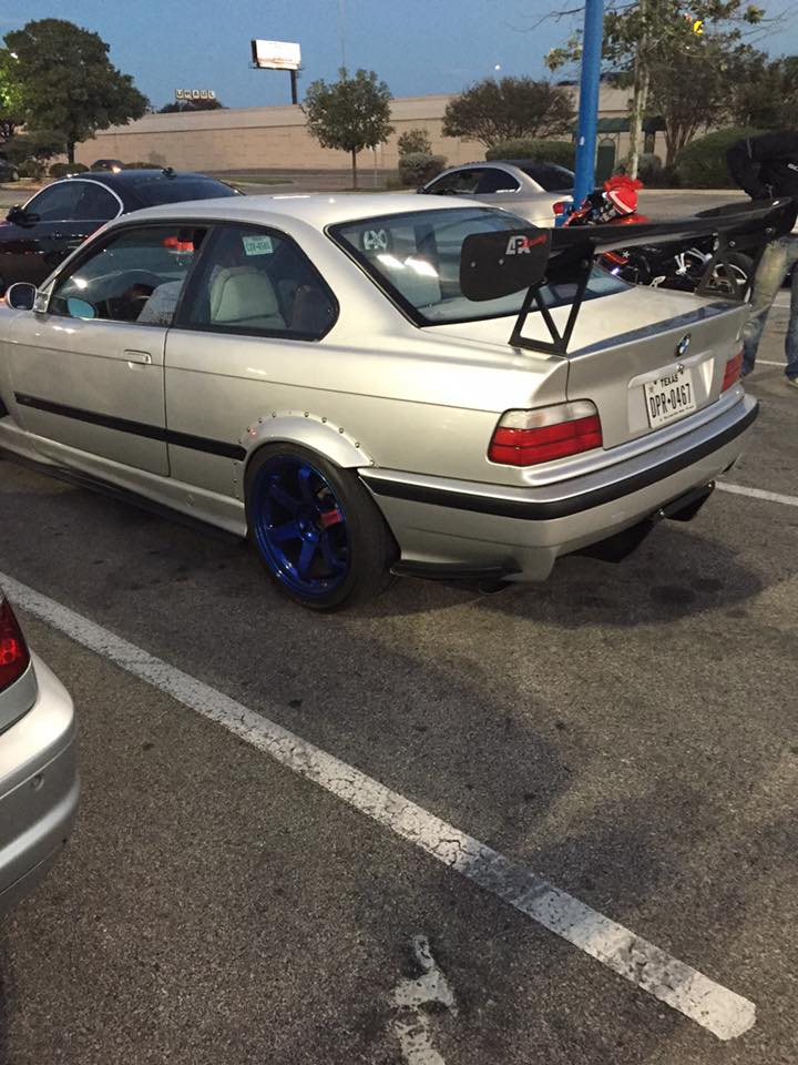 GTC300 Carbon Fiber Adjustable Wing-BMW E36 M3/ 3-Series Coupe